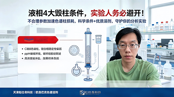 液相实验避坑：四大毁柱条件，天津彪仕奇为科研人支招。