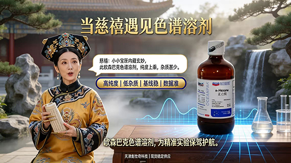 跨时空名场面！老佛爷点评色谱实验好物，欧森巴克色谱溶剂